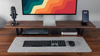 Oakywood Desk Shelf Review Dual Monitor Stand [upl. by Meilen]