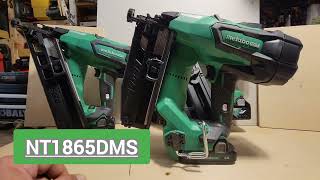 METABO HPT NAILER COLLECTION 21° framer 15g 16g 18g 23g narrow crown staples Cordless [upl. by Esidnac850]