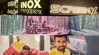 Screen X movie experience at Inox Megaplex  Phoenix Mall of Asia  Bengaluru harivlogs inox pvr [upl. by Imeka597]