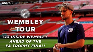 BTS as The Heed tour Wembley 🤩🎬  FA Trophy Final 2024 [upl. by Arehsat]