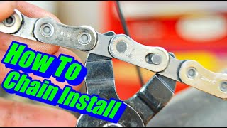 How To Size And Install A New Bicycle Chain With A Quicklink [upl. by Nagrom375]