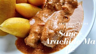 sauce darachide cameroun  maffé [upl. by Goldi754]