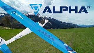 KAVAN Alpha 1500 V2  RC Glider [upl. by Bravar]