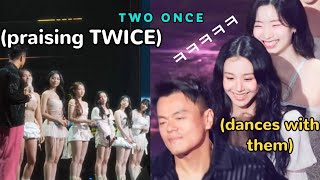 jyp had only this one request when twice debuted ft twice clowning jyp 😂 [upl. by Akemor]