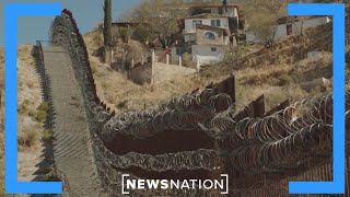 Nogales US town Mexican city divided by border wall  Rush Hour [upl. by Delilah]