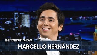 Marcello Hernández Sold Tickets Next to Drug Dealers and Makes His Tonight Show StandUp Debut [upl. by Ayojal]