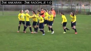 Polfinale ženskega pokala Slovenije ŽNK Ankaran  ŽNK mojelecesi Radomlje 35 11 11 [upl. by Nivak]