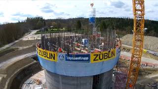 SÜLZLE Stahlpartner  Grossprojekt ThyssenKrupp Testturm Rottweil [upl. by Stinky]