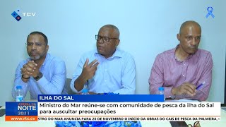 Ministro do Mar anuncia para 20 de novembro o início da obras do cais de pesca da Palmeira [upl. by Anyad998]