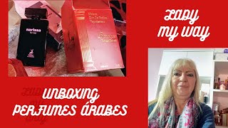 UNBOXING PERFUMES ARABES RECIÉN LLEGADOS  perfumesarabes [upl. by Platt]