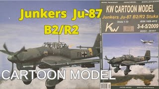 Junkers Ju 87 B2R2 Cartoon Model [upl. by Esaertal]