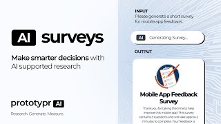 AI Surveys  Streamline Research and Make Smarter Decisions with nocode x AI [upl. by Nimzzaj]