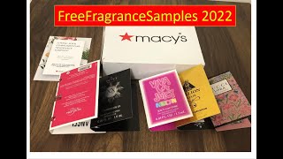 How to get free Highend perfume samples in onlineMacys Free fragranceSampleLuxuryPerfumeUnboxing [upl. by Nueoras30]