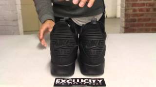 Air Max 90 Sneakerboot Black  Black Unboxing Video at Exclucity [upl. by Orecul]