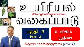 Biological classification part 3 Fungi 100  Tamil [upl. by Oigroig411]