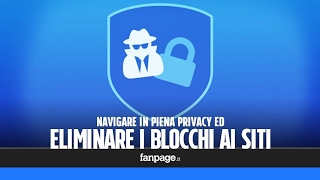 Navigare in sicurezza ed eliminare i blocchi di navigazione con una VPN privata [upl. by Garratt]