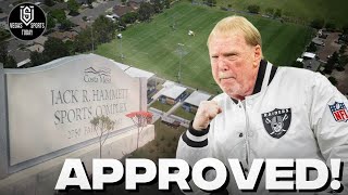 RAIDERS APPROVED FOR 1YEAR DEAL TO HOLD TRAINING CAMP IN COSTA MESA [upl. by Ahsyla169]