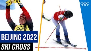 The best of ski cross at Beijing2022 ⛷🥇 [upl. by Layney]