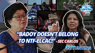 quotBADOY DOESNT BELONG TO NTFELCACquot Sec Carlos  KA TUNYING [upl. by Ahsitruc736]