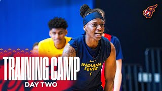 Indiana Fever Training Camp Day Two Recap [upl. by Ynaffi743]