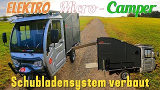 ‼️Elektro Camper  Ausfahrt mit Wohnkabine  Zuladung👍  Jetzt mit 25Ah ZUSATZAKKU APE TUK TUK [upl. by Kara]