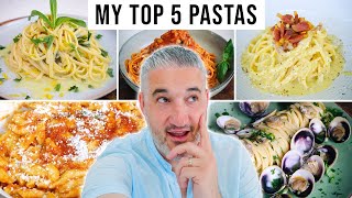 Vincenzos Plate 5 Top Pasta Recipes My Favorite Pasta Dishes [upl. by Arri]