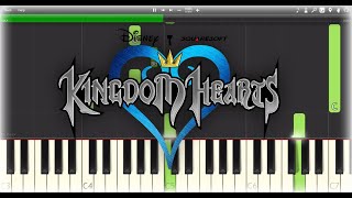 Kingdom Hearts II  Dearly Beloved II Reprise  Synthesia Piano cover [upl. by Sweeney]