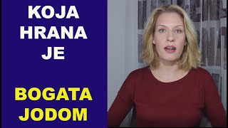 Koja hrana je bogata jodom3dr Bojana Mandić [upl. by Hy]