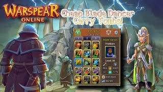 WARSPEAR ONLINE  TOMBS BLADE DANCER GAMEPLAY [upl. by Doownelg]