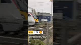 Stansted Express 720135 and 536 passes Cheshunt for Stansted Airport [upl. by Suiradel]