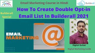 How To Create Double Optin Email List In Builderall 2021  Digital Marketing  Digital Gulzar [upl. by Wallraff]